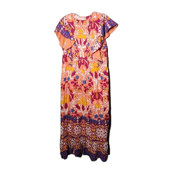 Maeve by Anthropologie Womens Sz S The Cassandra Maxi Dress In Assorted Pockets - Picture 3 of 9